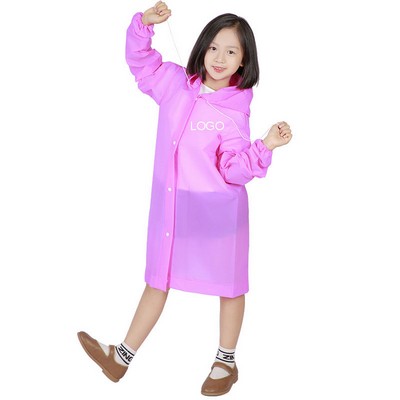 Rainwear Children Poncho Gown