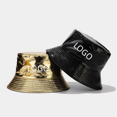 Wide Brim Bucket Hat Rain Cap