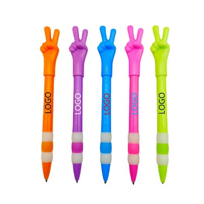 Ballpoint Pen with Peace Sign