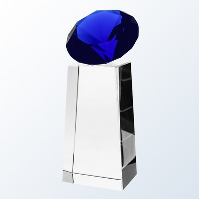 7'' Blue Diamond Slant Award