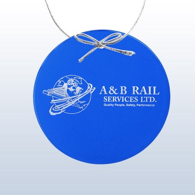 Blue Color Circle Ornament