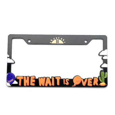 Plastic Custom Design Car License Plate Frame