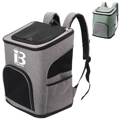 Oxford cloth large capacity shoulder breathable pet backpack