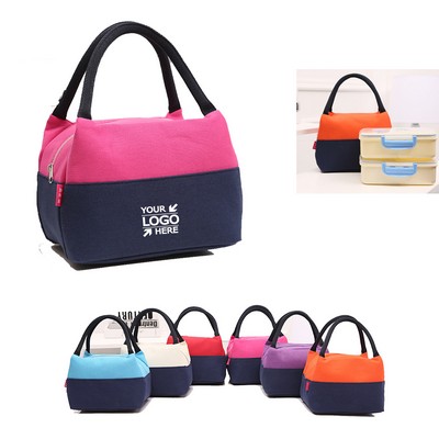 Canvas Lunch Cooler Bag