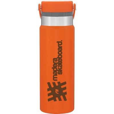 25 oz h2go Realm Water Bottle (Matte Orange)