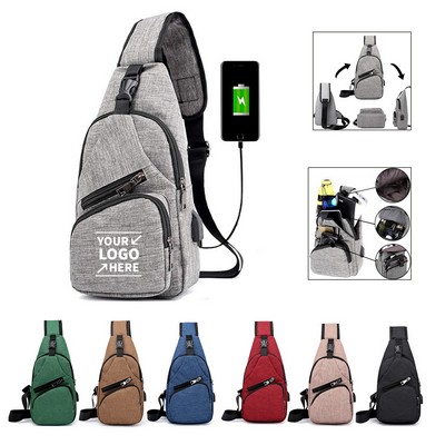 Crossbody Bag w/USB Charging Port