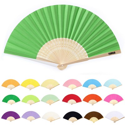 Multi-Color Folding Hand Fan