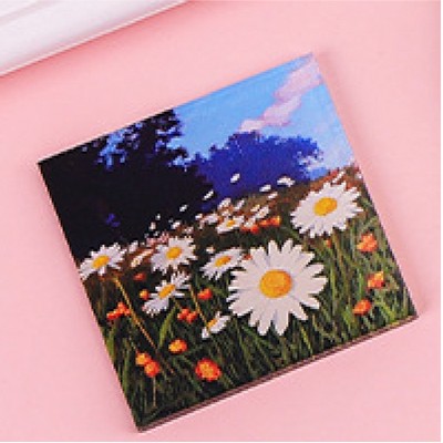 Flower Magnet Square Shape Acrylic Magnet
