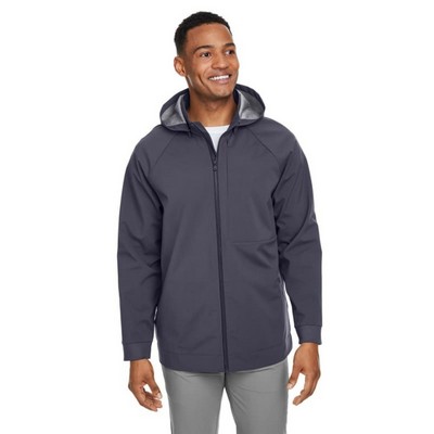 North End Men's City Hybrid Soft Shell Hooded Jacket