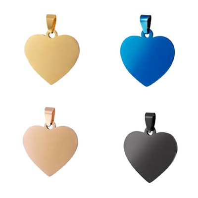 Heart Style Stainless Steel Pet Tag