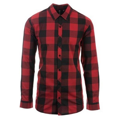 Burnside® Men's Long Sleeve American Buffalo Plaid
