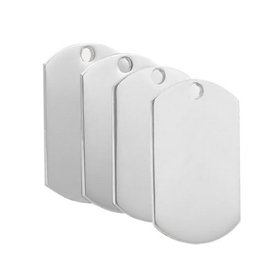 Silver Color Brass Pet Tag