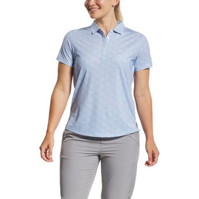 FootJoy Women's Short Sleeve Speckle Print Shirt