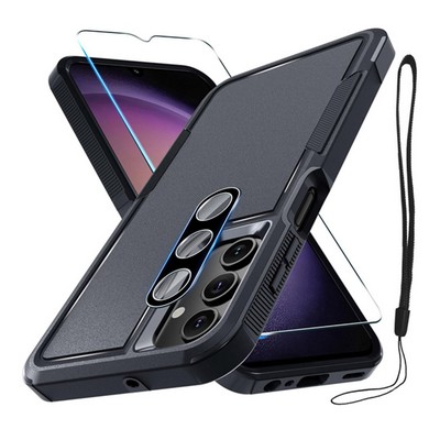 iBank ® Shockproof Case compatible with Galaxy A14/A15/A16/S25/S24/S23 + Screen Protector