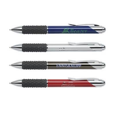 Gemini Ballpoint Twist Action Pen with Polished Chrome Accents