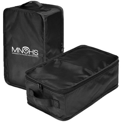 Travel Shoe Bags, Foldable Waterproof Shoe Pouches Organizer-Double Layer