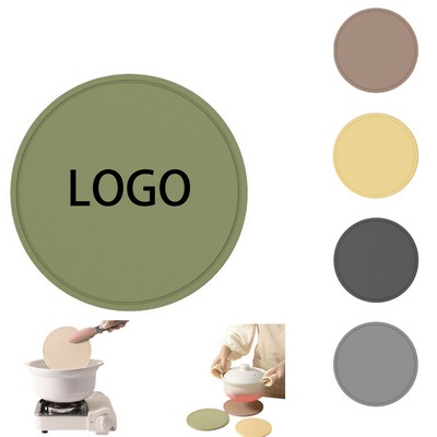 Silicone Round Kitchen Coasters