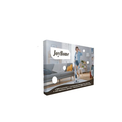 20' - 234''wx89''h Straight Fabric Display Wall Kit - Double Side Imprint