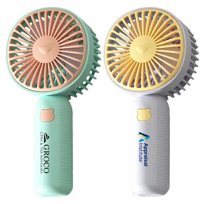 Rechargeable Cooling Fan , 400mah Pocket Size Handheld Fan
