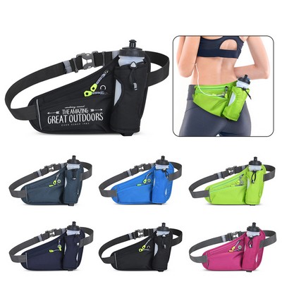 Biking Fanny Pack with Water Bottle Holder