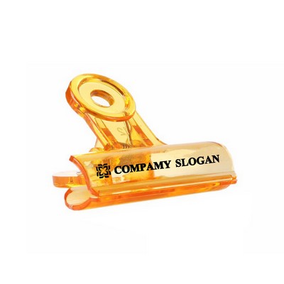 Transparent Plastic Chip Clip 2.5" W