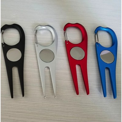 Aluminum Divot Tools with Ball Markers