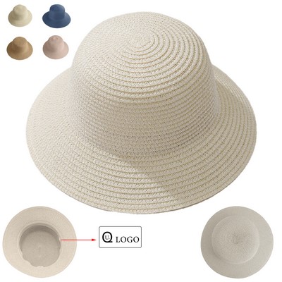 Women'S Diy Summer Sun Protective Straw Hat