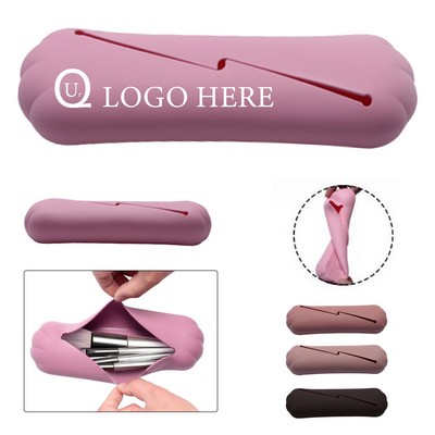 Silicone Compact Makeup Brush Case