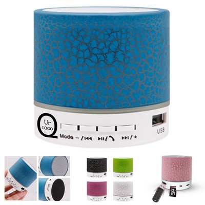 Led Wireless Speaker W/ Cracked Design