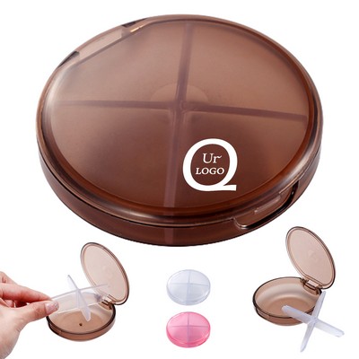 Circular Transparent Medicine Box