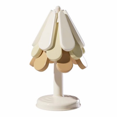 Plastic Christmas Tree Decorations Coaster With Stand Trivet Heat Resistant Table Mats