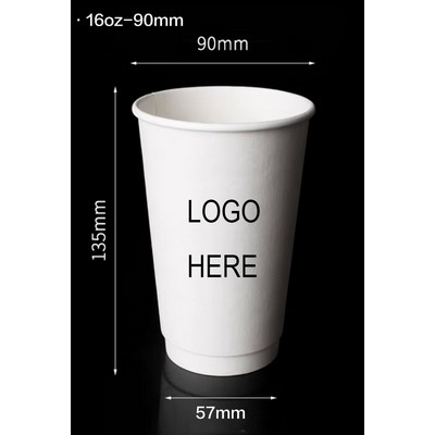 16 Oz. Insulated Double Walled Hot Paper Cup