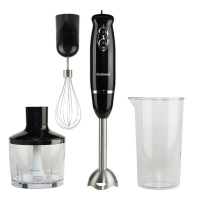Supersonic Multi-Purpose 4-In-1 Immersion Hand Blender Black