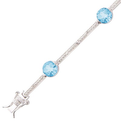 Jilco Inc Blue Topaz Bracelet