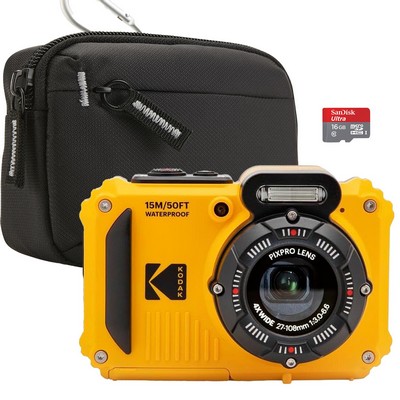 Kodak Wpz2 Waterproof Digital Camera Wi-Fi Bundle