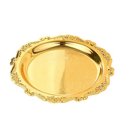 Embossed Edge Metal Tray