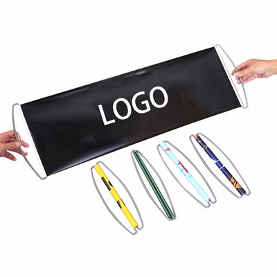 Retractable Hand Banner PET Material