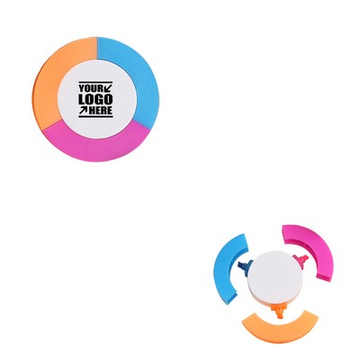 Round 3-in-1 Highlighter