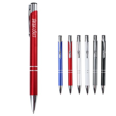 Aluminum Tube Press Ballpoint Pen