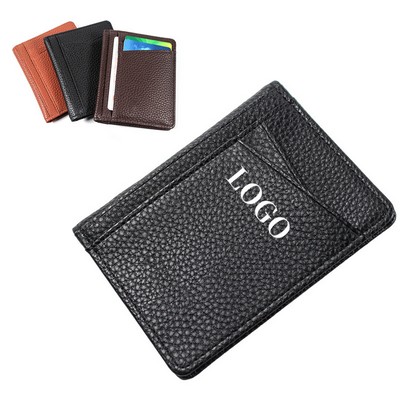 Classic Pu Card Holder