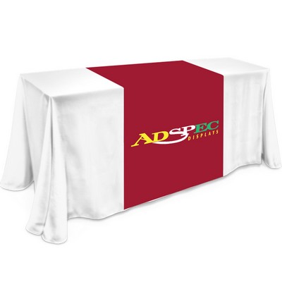 28" Table Runner (28"w x 88"l) with 3 Color Thermal Imprint