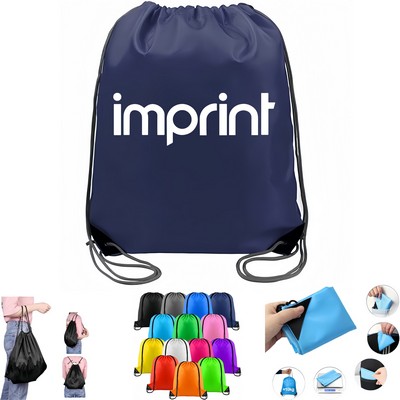 Custom Printed Drawstring Backpack