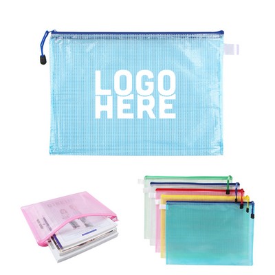 A4 Mesh Zipper Bags