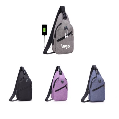 Crossbody Backpack With Usb Charging Port