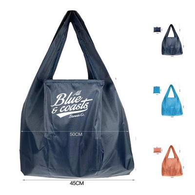 Polyester Lightweight Foldable Shopping Tote Bag