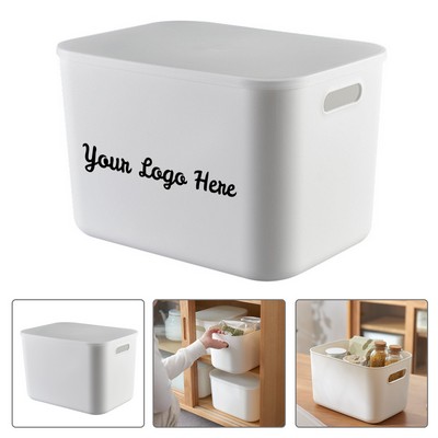 White Plastic Storage Bin