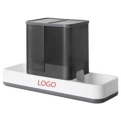 Dual Gravity Pet Feeder & Water Dispenser