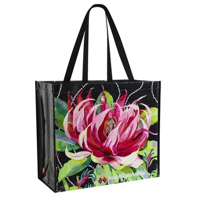 160g Full-Color Double Laminated Woven Custom Promotional Tote Bag (16"x14"x8")