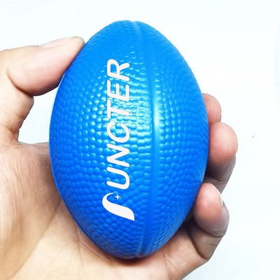 Rugby Stress Relieving PU Foam Toy Rugby Model Stress Relieving Grip Ball