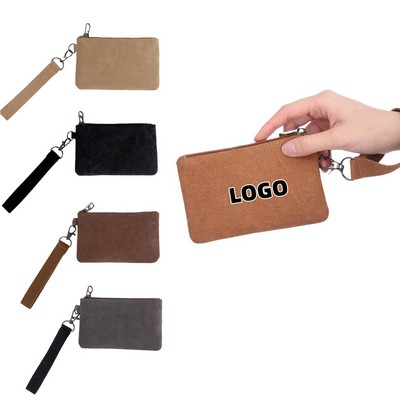 Washed Canvas Coin Purse